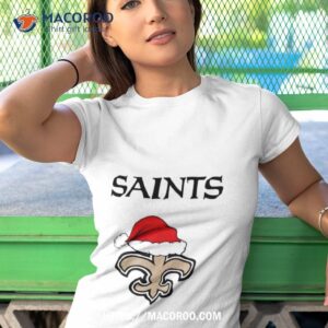 new orleans saints nfl christmas logo 2023 shirt tshirt 1