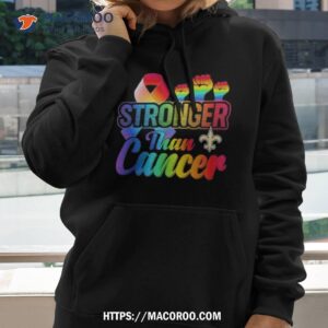 New Orleans Saints Stronger Than Cancer Nfl 2023 Shirt