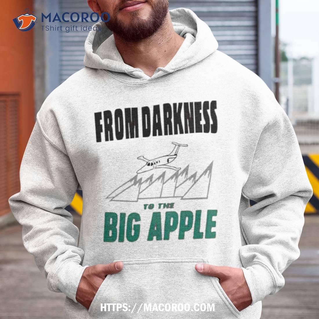 New York Jets from darkness to the big apple shirt, hoodie