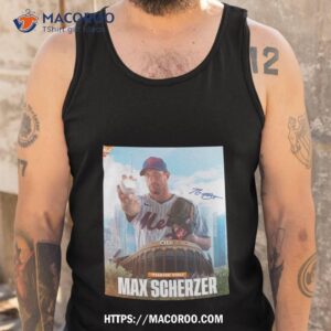 new york mets thank you max scherzer signature shirt tank top