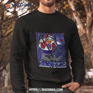 new york rangers youth disney donald duck three peat shirt sweatshirt