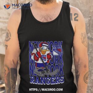 new york rangers youth disney donald duck three peat shirt tank top
