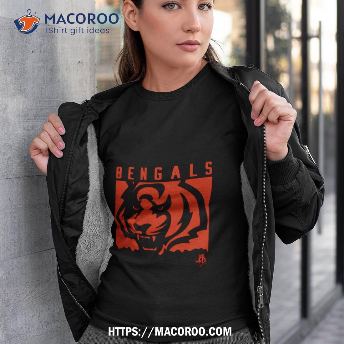Nfl Team Apparel Youth Cincinnati Bengals Liquid Camo Shirt