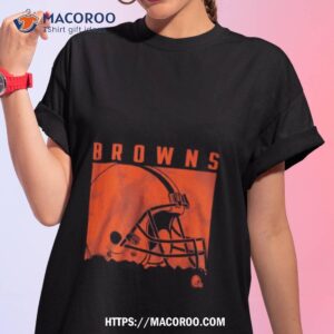 Nfl Team Apparel Youth Cleveland Browns Liquid Camo Shirt