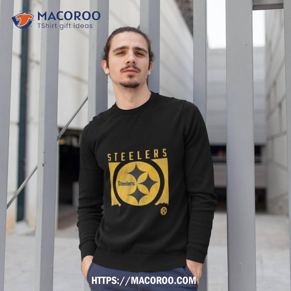 Nfl Team Apparel Youth Pittsburgh Steelers Liquid Camo Shirt