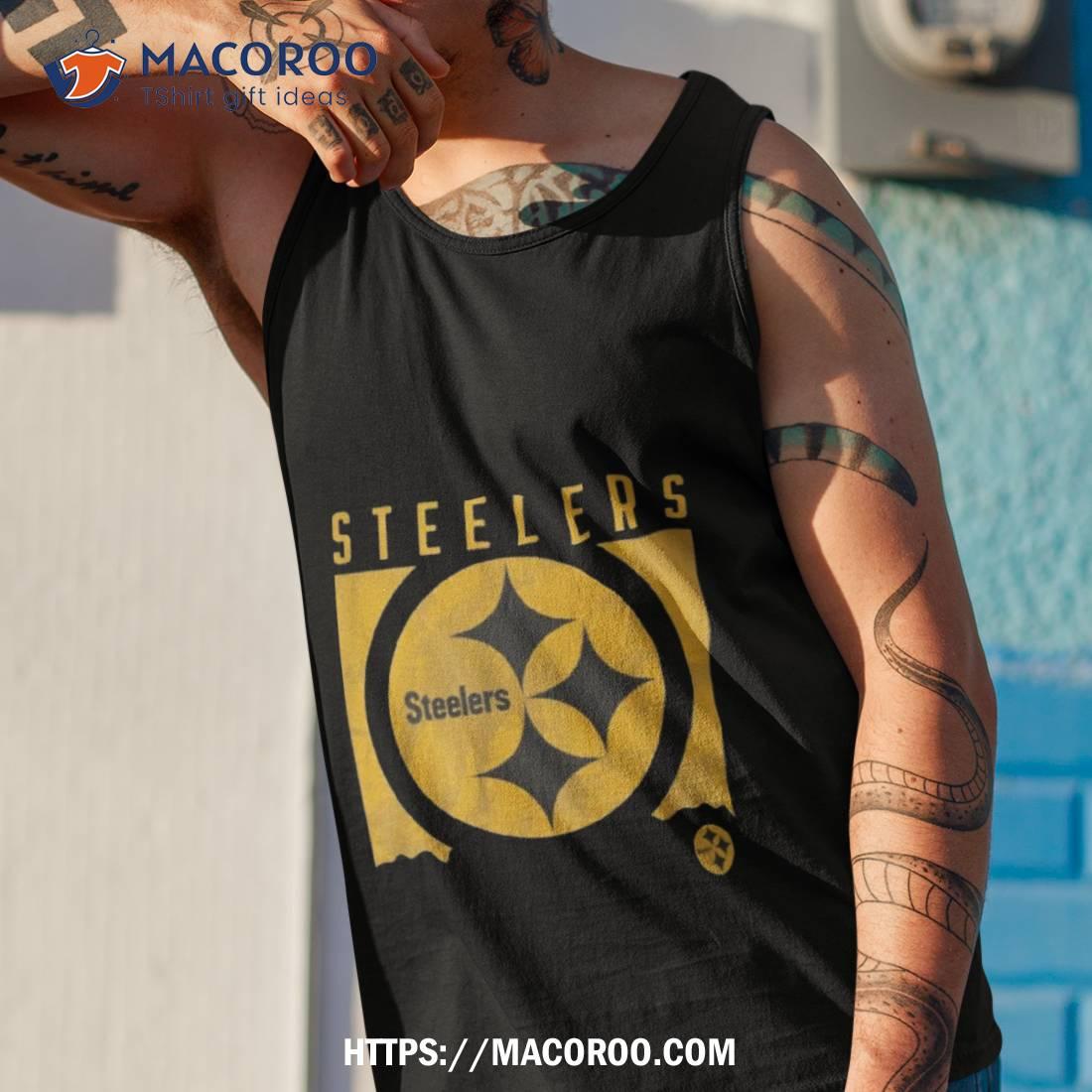 Nfl Team Apparel Youth Pittsburgh Steelers Liquid Camo T-shirt