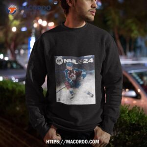 nhl 24 cover athlete cale makar ea sports game cover colorado avalanche shirt sweatshirt