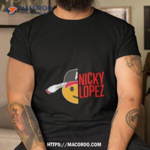 nicky lopez salute atlanta baseball shirt tshirt