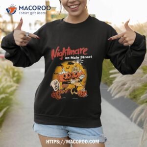 nightmare on mainstreet pumpkin disney mickey minnie mouse disney cla graphic halloween shirt sweatshirt 1