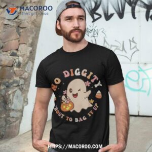 no diggity bout to bag it up cute ghost halloween shirt cute spooky tshirt 3