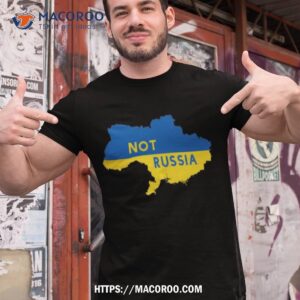 Not Russia Ukraine Map Shirt