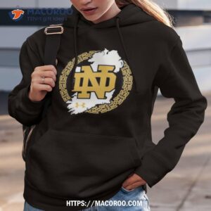 Notre Dame Fighting Irish 2023 Aer Lingus College Football Classic Map Performance Cotton Shirt