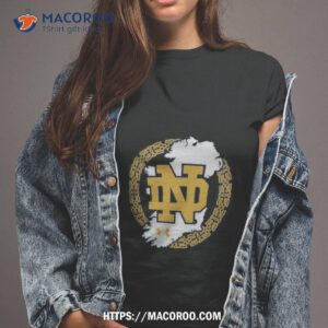 Notre Dame Fighting Irish 2023 Aer Lingus College Football Classic Map Performance Cotton Shirt