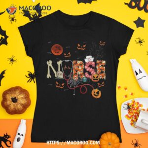Nurse Funny Stethoscope Pumpkin Skull Lover Halloween Shirt, Halloween Skull