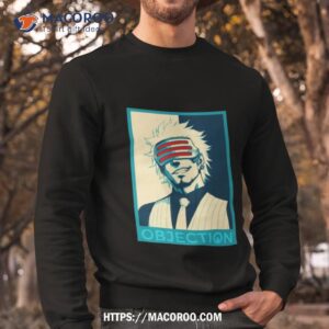 objection graphic ace attorney shirt sweatshirt
