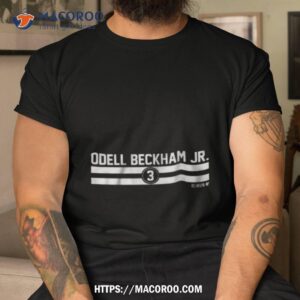 Odell Beckham Jr Name Number Stripe Shirt