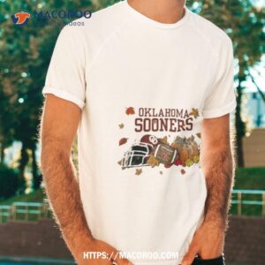 oklahoma sooners ncaa football welcome fall pumpkin halloween 2023 shirt tshirt
