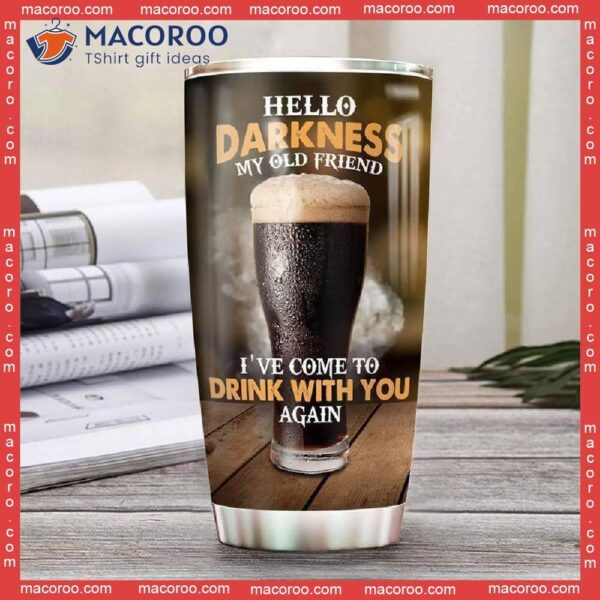 Oktoberfest Black Beer Stout Stainless Steel Tumbler