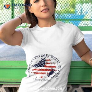 oliver anthony wearing working overtime for bullshit pay shirt tshirt 1