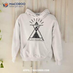 omens typography and geometry shirt hoodie