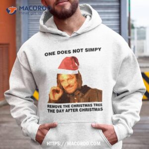 One Does Not Simply Remove The Christmas Tree The Walking Dead Daryl Shirt