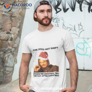 One Does Not Simply Remove The Christmas Tree The Walking Dead Daryl Shirt