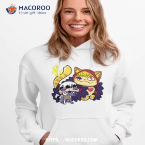 one piece law and corasan cats shirt hoodie 1