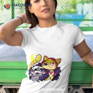 One Piece Law And Corasan Cats Shirt