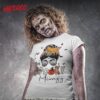 One Spooky Mimzy Messy Bun Grandma Pumpkin Halloween Shirt