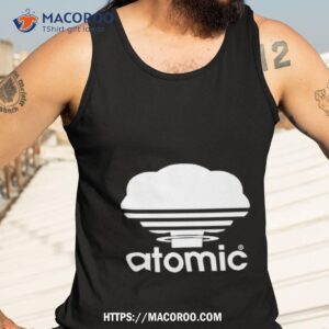 oppenheimer atomic mushroom cloud logo parody shirt tank top 3