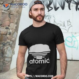 Oppenheimer Atomic Mushroom Cloud Logo Parody Shirt
