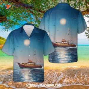 Orca Boat Hawaiian Shirt