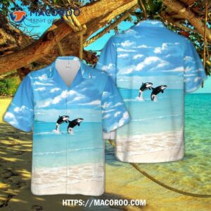 Orcas (killer Whales) Hawaiian Shirt