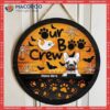 Our Boo Crew, Yellow Color, Personalized Dog Wooden Signs