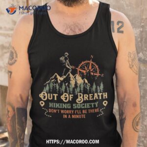 out of breath hiking society shirt gifts for dad amazon tank top