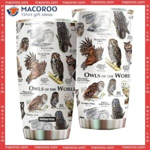 owl of the world stainless steel tumbler 0