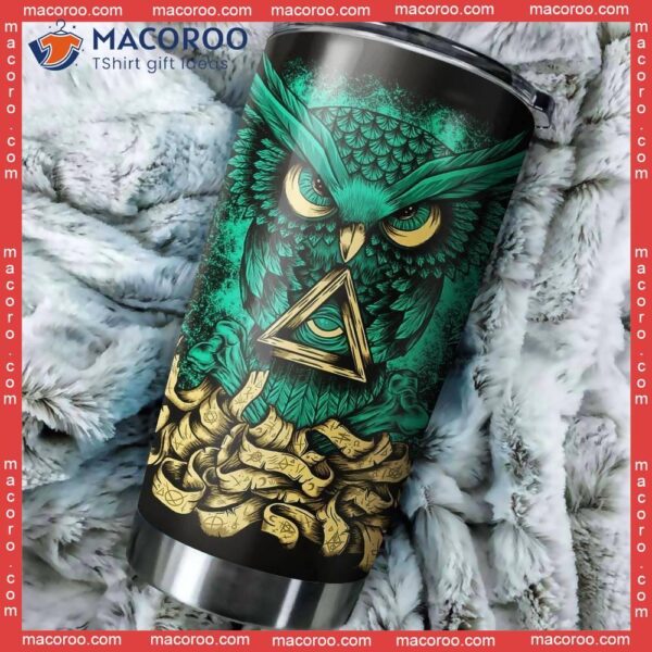 Owl Stainless Steel Tumbler