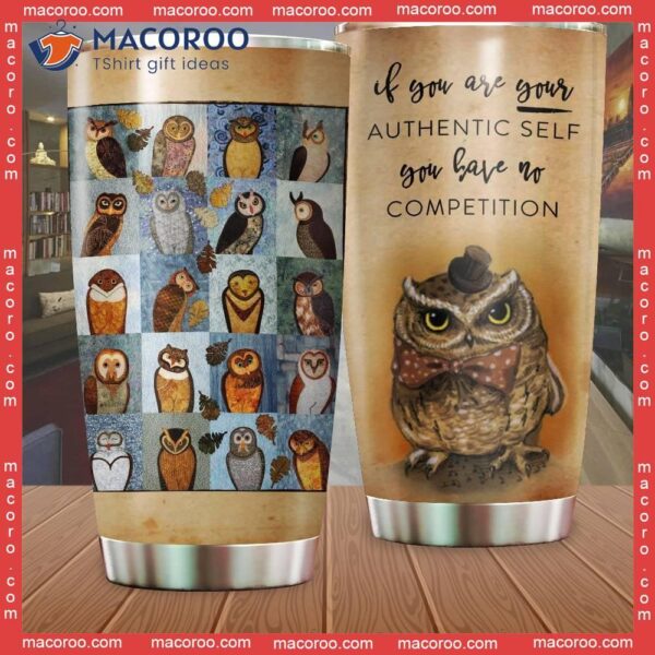 Owl Stainless Steel Tumbler