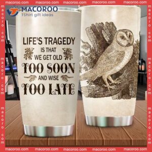 Owl Stainless Steel Tumbler