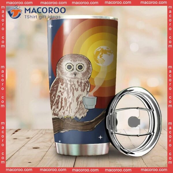 Owl Stainless Steel Tumbler