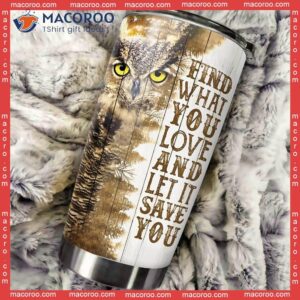 Owl Stainless Steel Tumbler