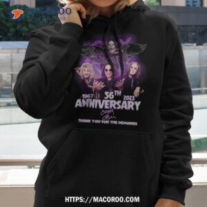 Ozzy Osbourne 1967 – 2023 56th Anniversary Thank You For The Memories Signature Shirt