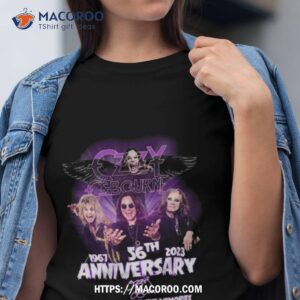 Ozzy Osbourne 1967 – 2023 56th Anniversary Thank You For The Memories Signature Shirt