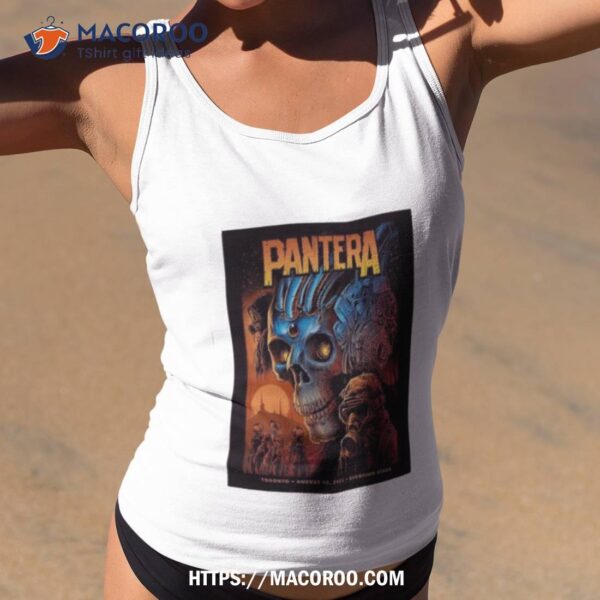 Pantera 12 August Event Toronto Art Poster Design Shirt