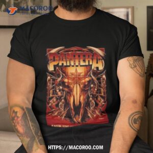 pantera lamb of god and flesh hoarder germania insurance amphitheater august 20 2023 poster shirt tshirt