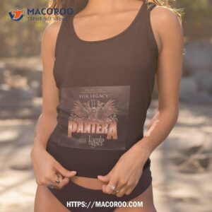 pantera with special guest lamb of god tour 2023 shirt tank top 1