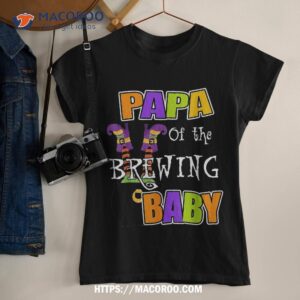 Papa Of Brewing Baby Halloween Theme Shower Spooky Shirt, Fun Halloween Gifts
