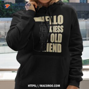 parker hello darkness my old friend stout beer shirt hoodie 2