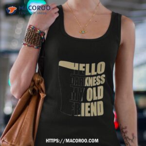 Parker Hello Darkness My Old Friend Stout Beer Shirt