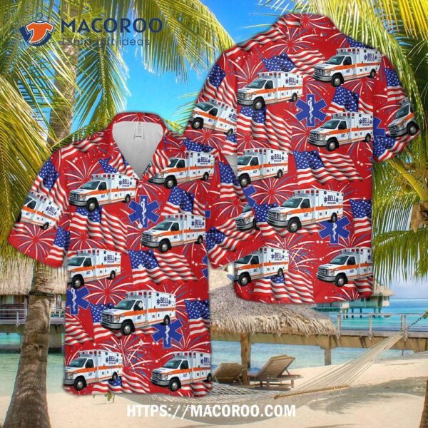 Party  Bell Ambulance, Milwaukee, Wisconsin, Is Hosting A Fourth Of July Hawaiian Shirt Party.